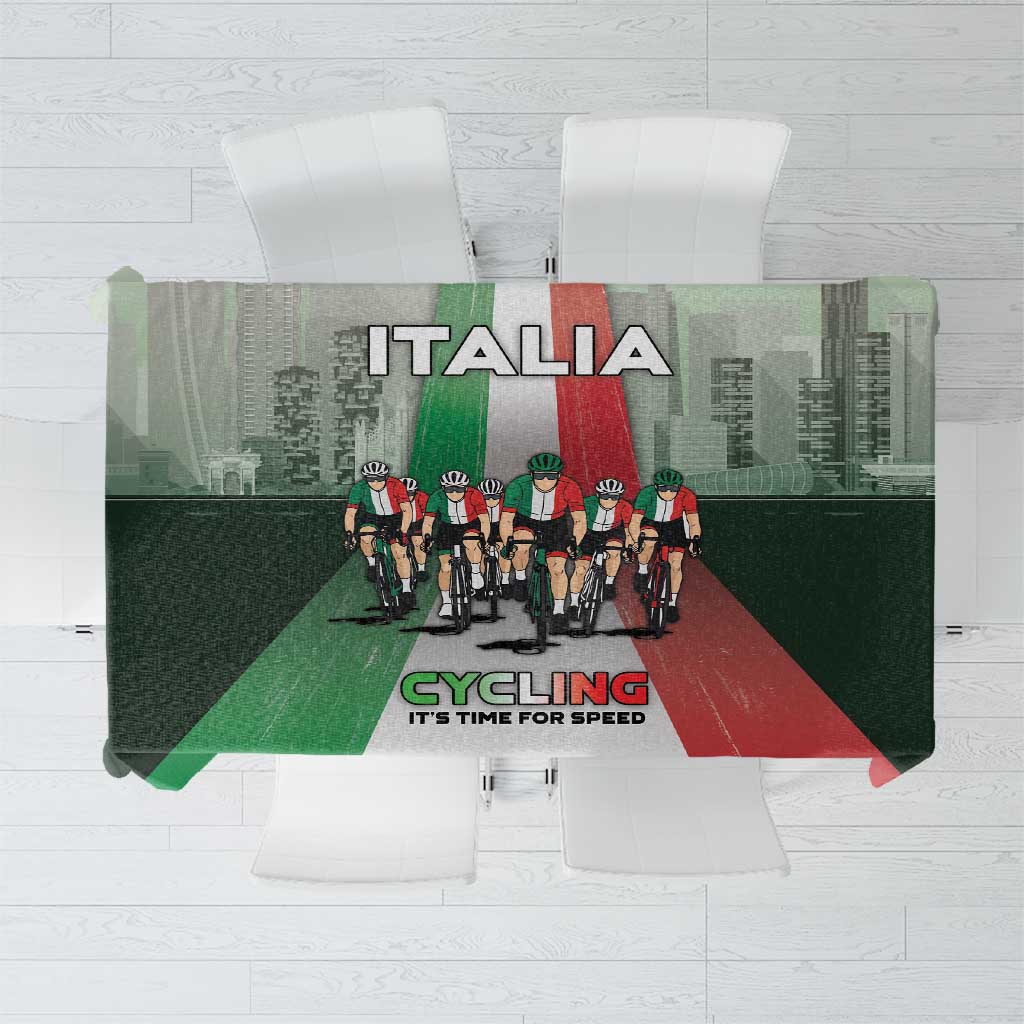 Italy Cycling Tablecloth Life In The Bike Lane - Wonder Print Shop