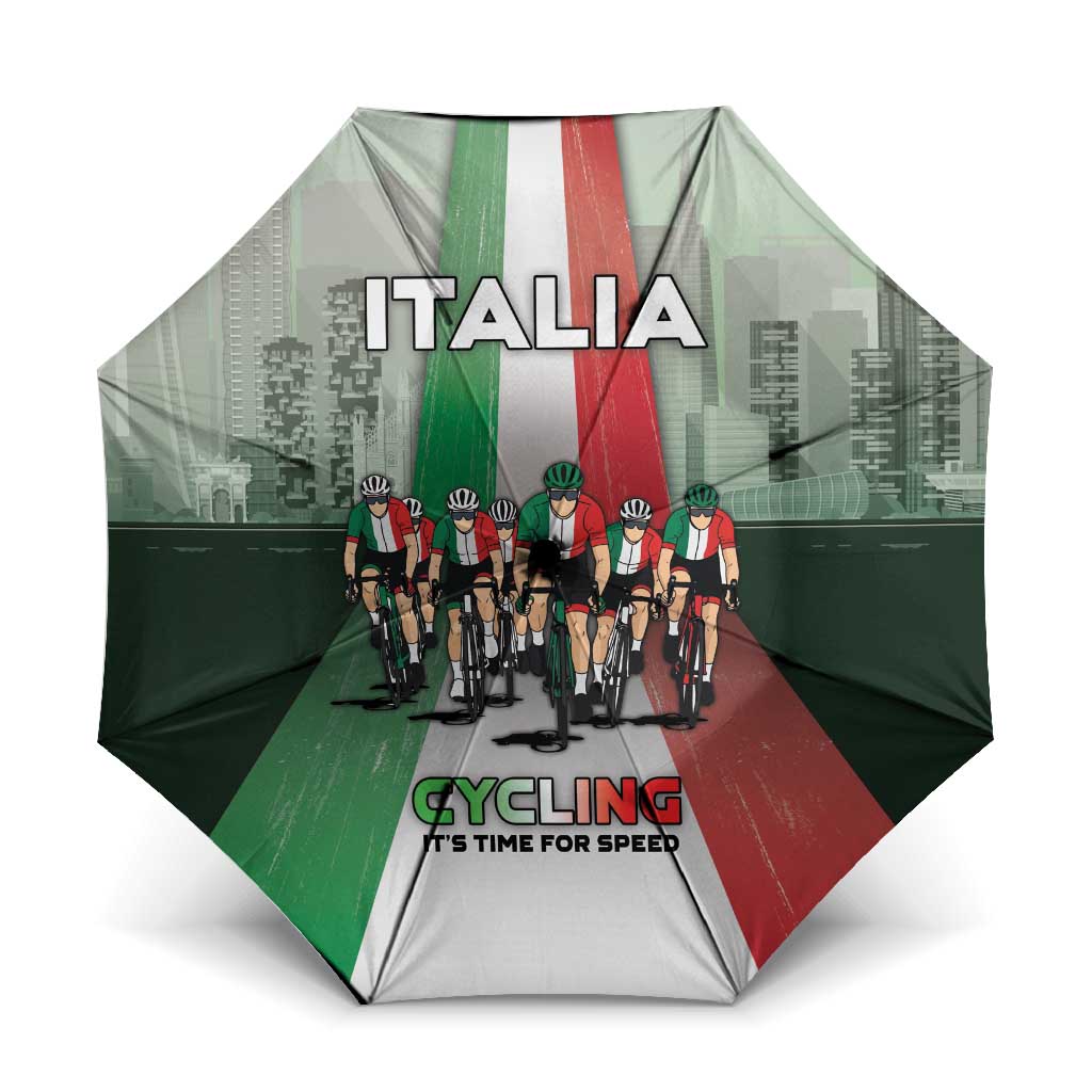 Italy Cycling Umbrella Life In The Bike Lane - Wonder Print Shop