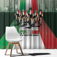 Italy Cycling Window Curtain Life In The Bike Lane - Wonder Print Shop