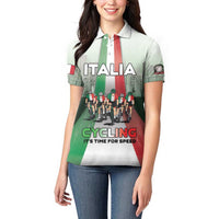Personalized Italy Cycling Women Polo Shirt Life In The Bike Lane - Wonder Print Shop