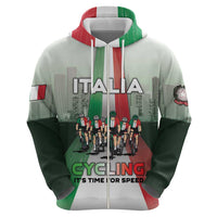 Personalized Italy Cycling Zip Hoodie Life In The Bike Lane - Wonder Print Shop
