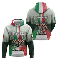 Personalized Italy Cycling Zip Hoodie Life In The Bike Lane - Wonder Print Shop