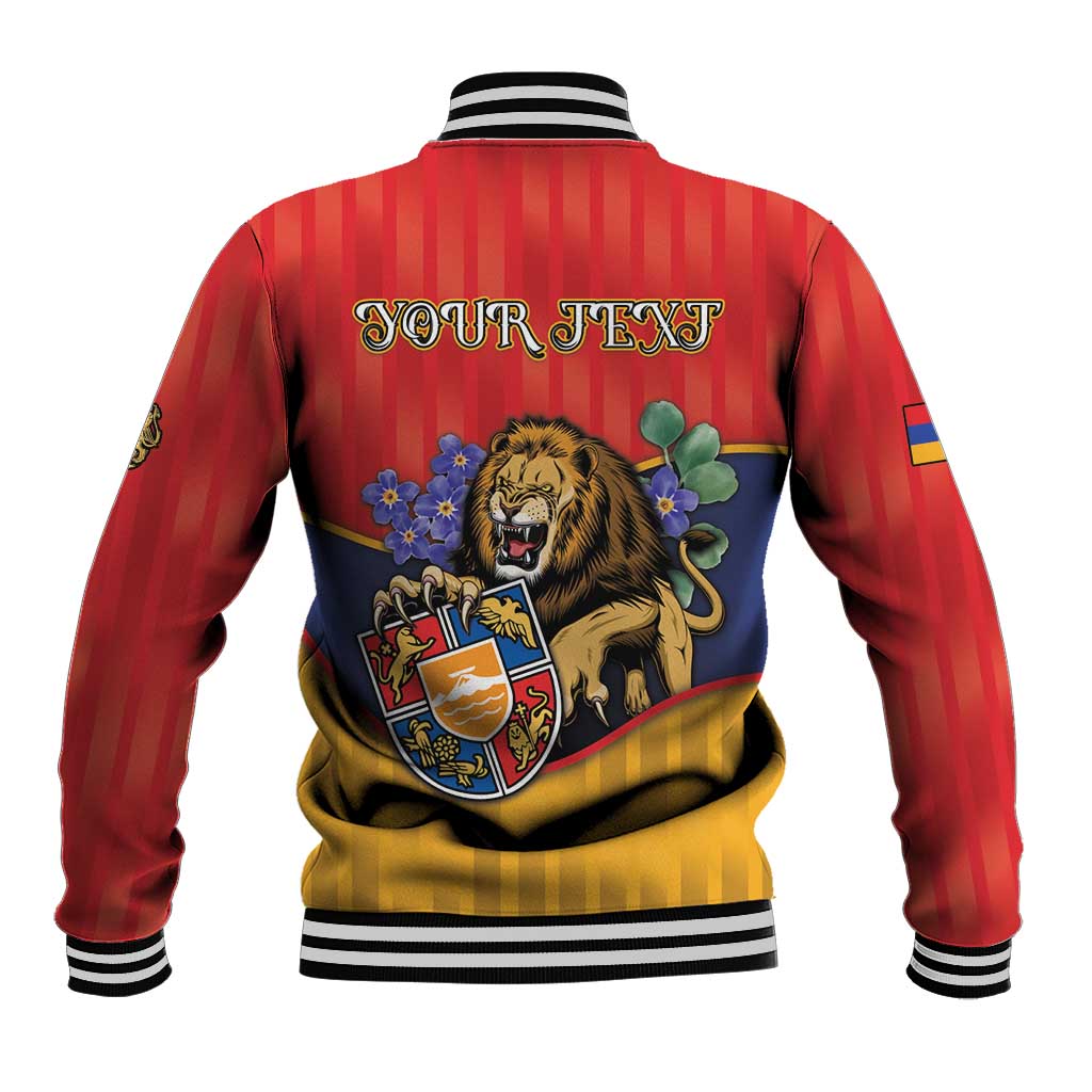Personalized Armenia Baseball Jacket Lion As National Symbol - Wonder Print Shop