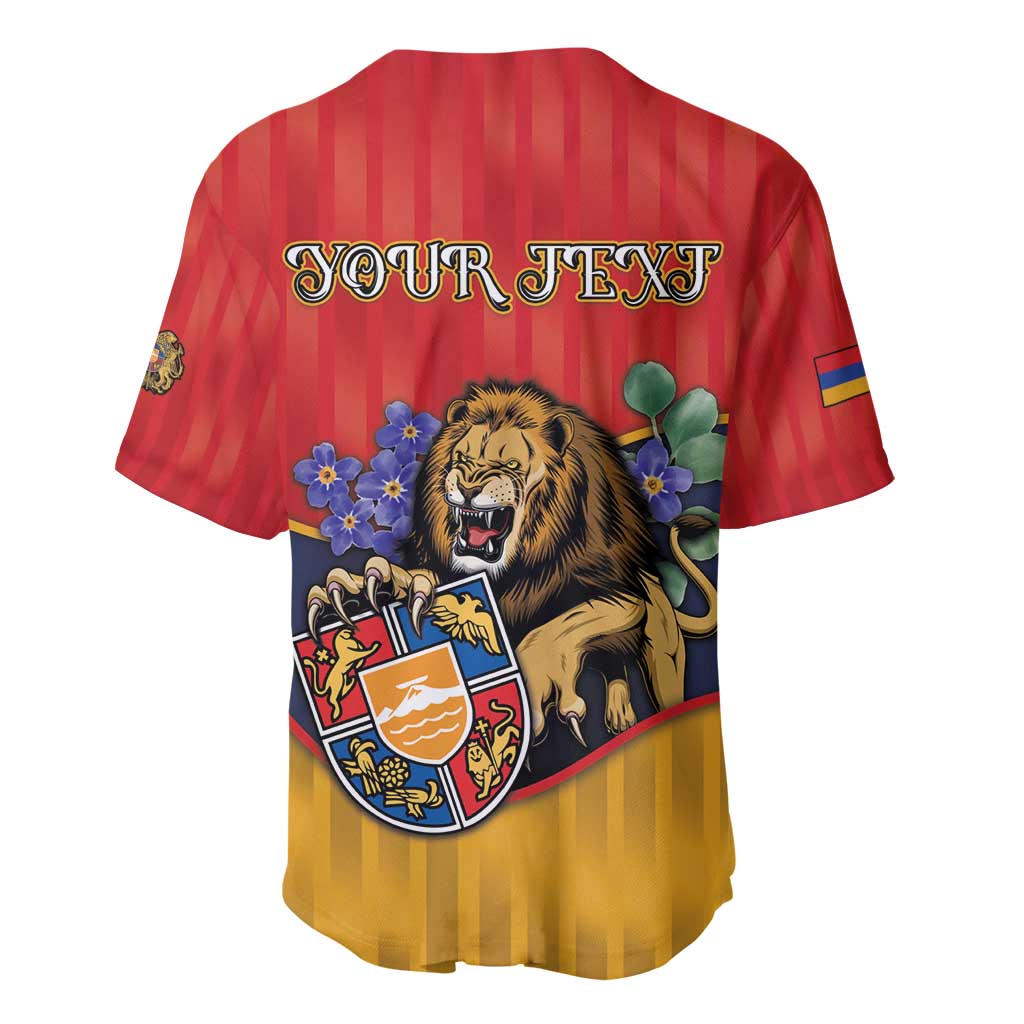Personalized Armenia Baseball Jersey Lion As National Symbol - Wonder Print Shop