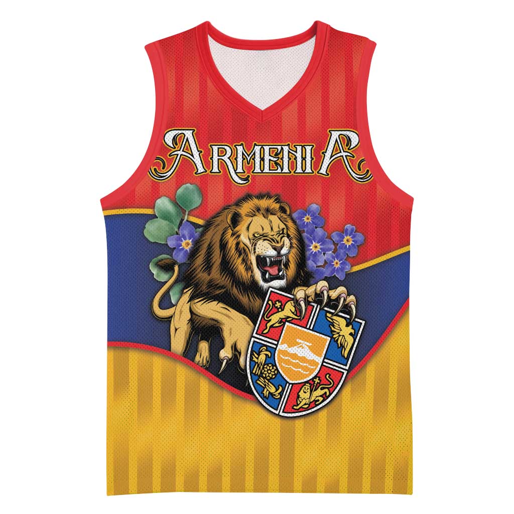 Personalized Armenia Basketball Jersey Lion As National Symbol - Wonder Print Shop