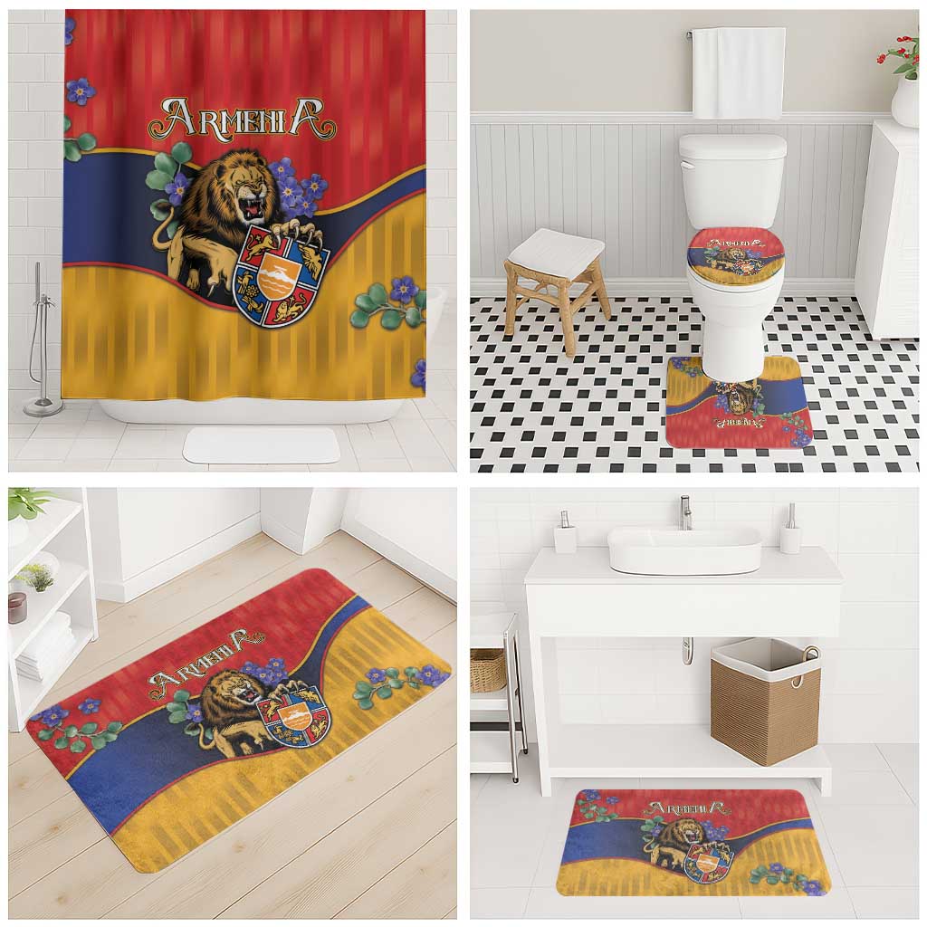 Armenia Bathroom Set Lion As National Symbol - Wonder Print Shop