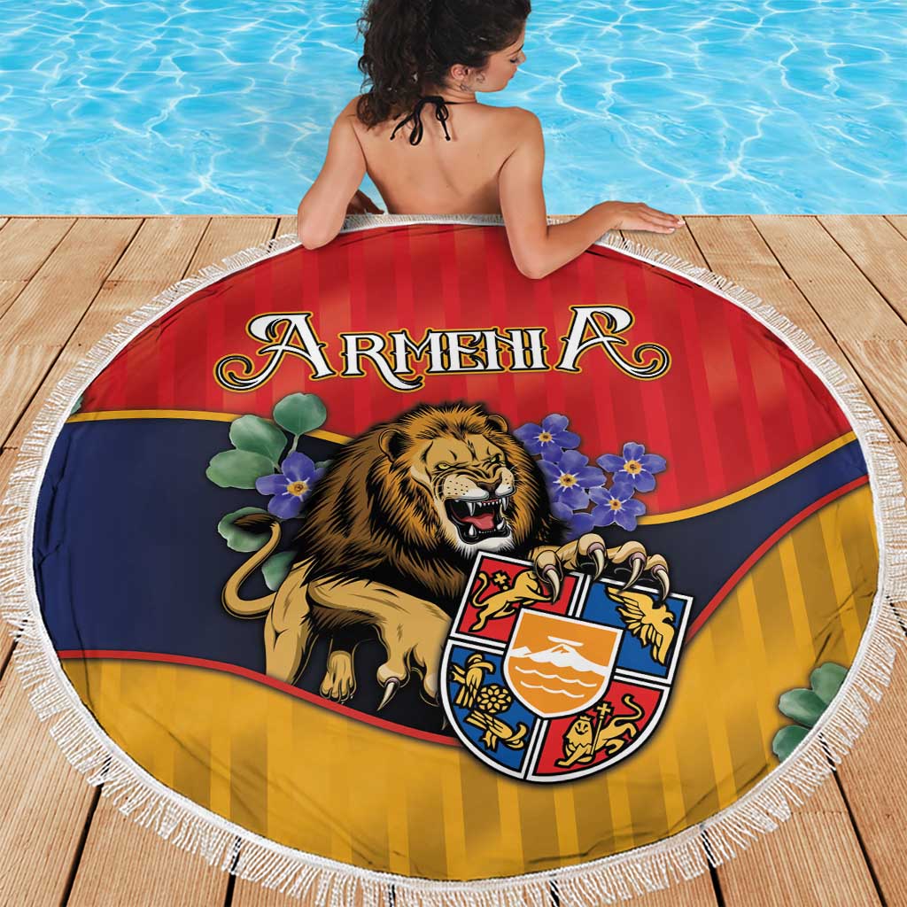 Armenia Beach Blanket Lion As National Symbol - Wonder Print Shop