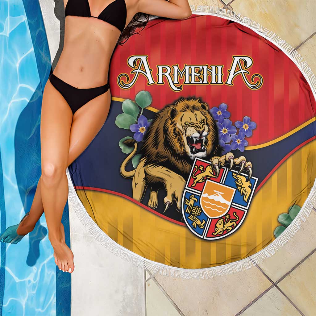 Armenia Beach Blanket Lion As National Symbol - Wonder Print Shop