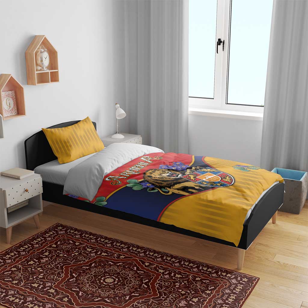 Armenia Bedding Set Lion As National Symbol - Wonder Print Shop