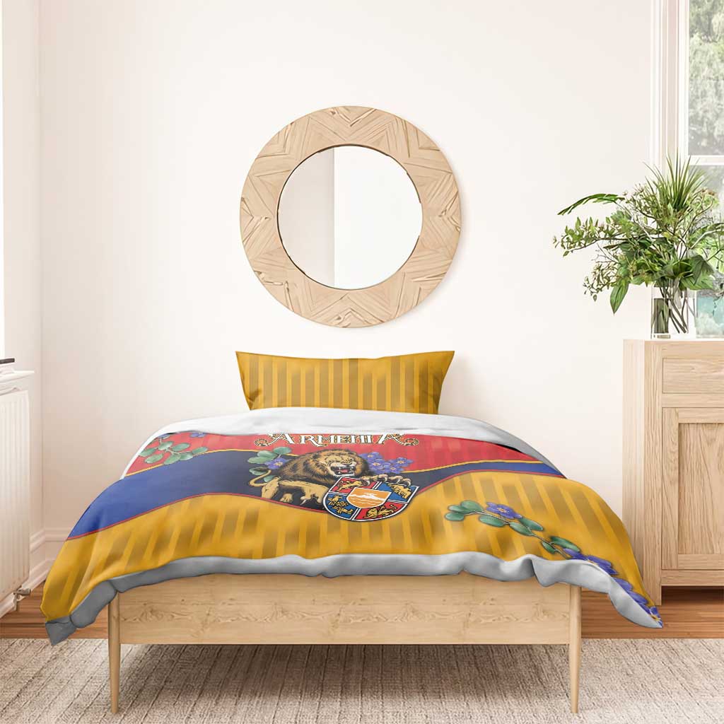 Armenia Bedding Set Lion As National Symbol - Wonder Print Shop