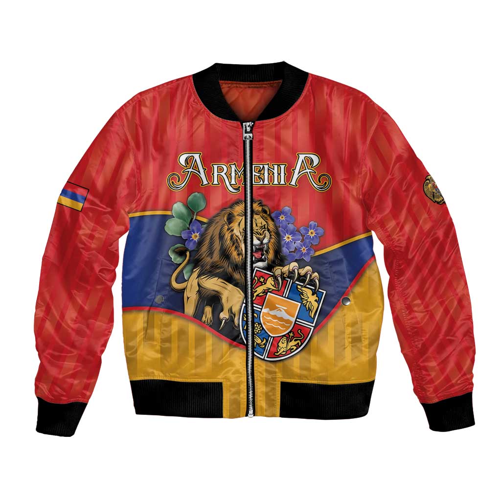 Personalized Armenia Bomber Jacket Lion As National Symbol - Wonder Print Shop