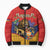 Personalized Armenia Bomber Puffer Jacket Lion As National Symbol - Wonder Print Shop
