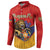 Personalized Armenia Button Sweatshirt Lion As National Symbol - Wonder Print Shop