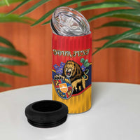 Personalized Armenia 4 in 1 Can Cooler Tumbler Lion As National Symbol - Wonder Print Shop