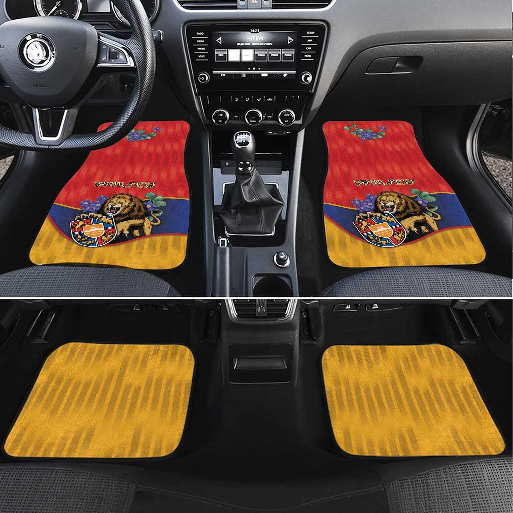 Armenia Car Mats Lion As National Symbol - Wonder Print Shop