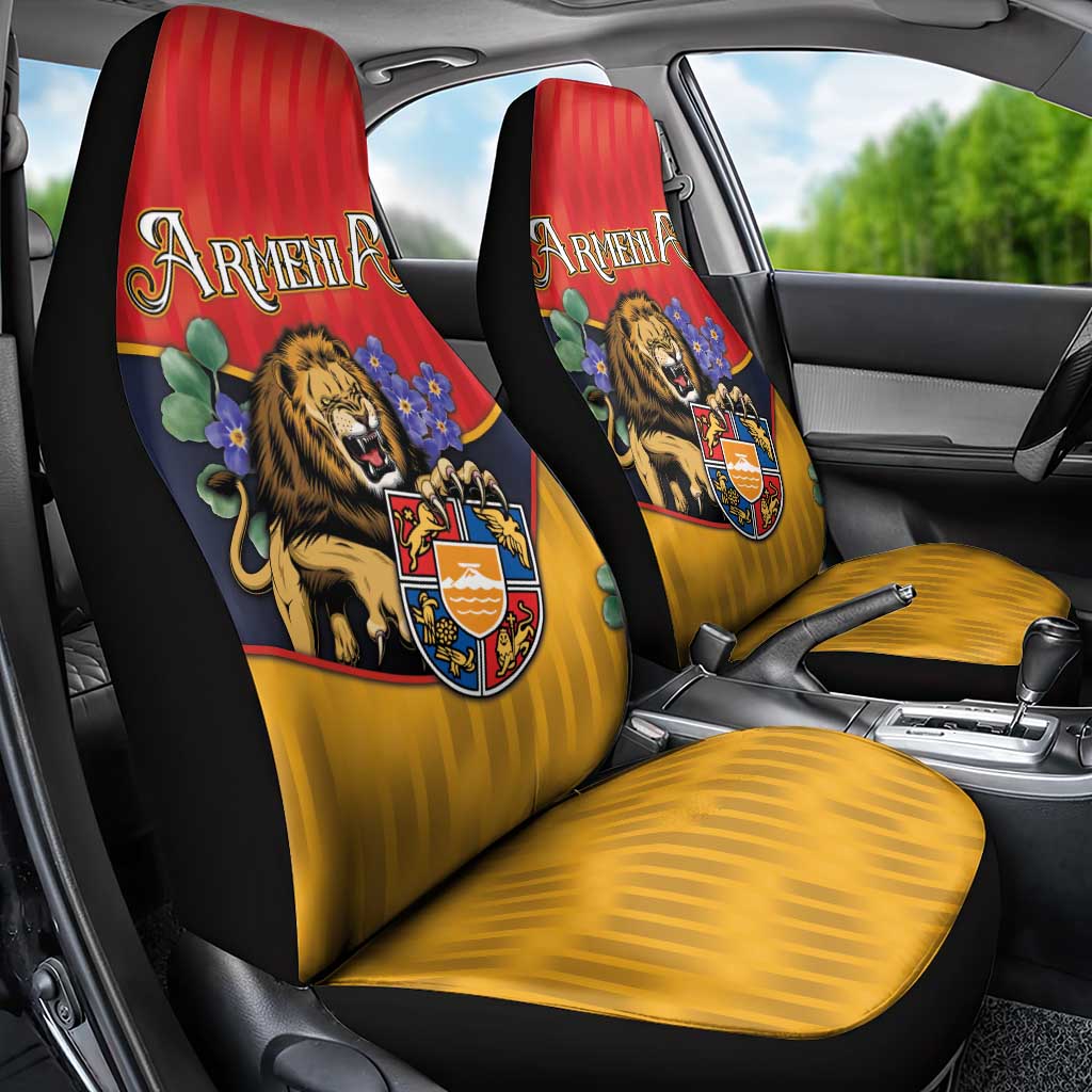 Armenia Car Seat Cover Lion As National Symbol - Wonder Print Shop