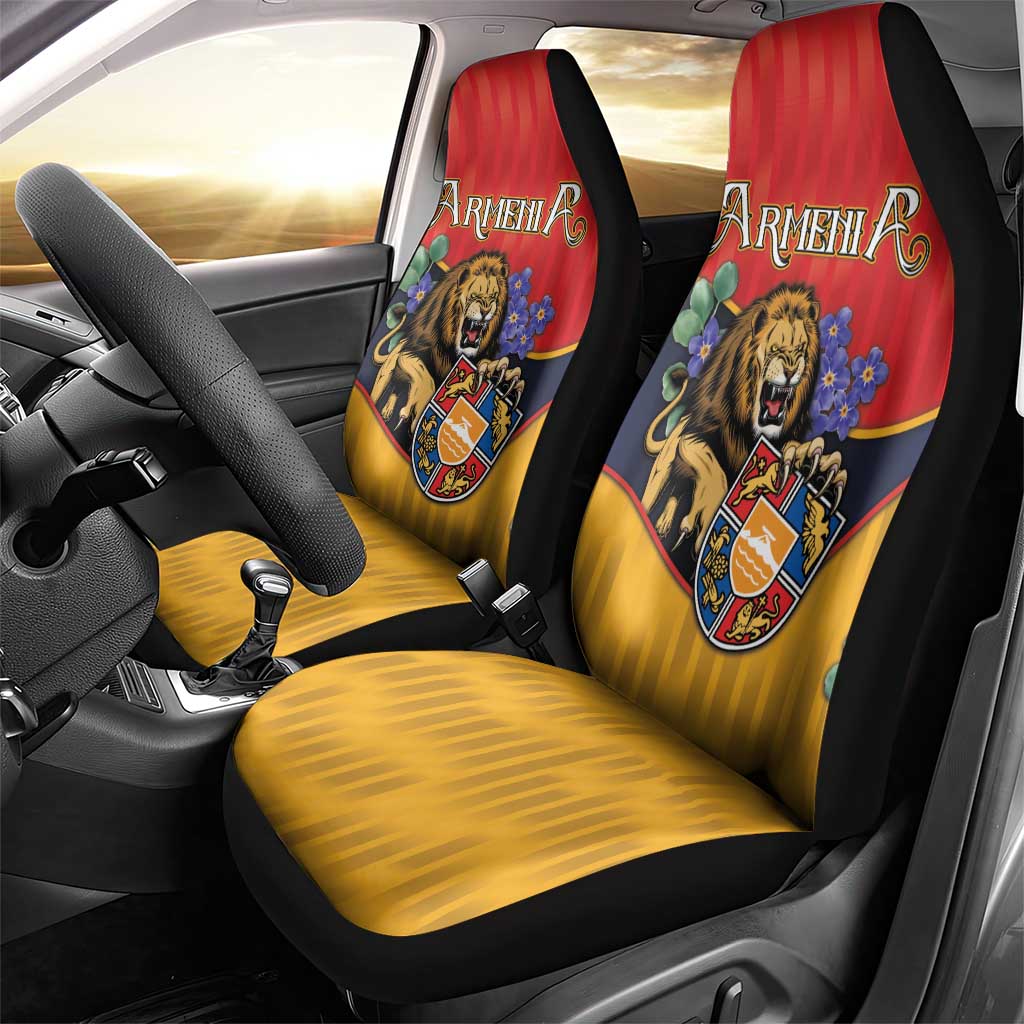 Armenia Car Seat Cover Lion As National Symbol - Wonder Print Shop