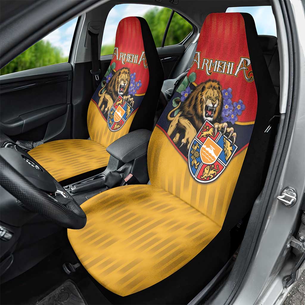 Armenia Car Seat Cover Lion As National Symbol - Wonder Print Shop