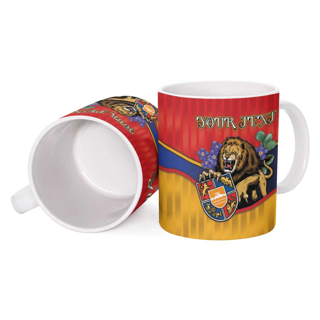 Personalized Armenia Ceramic Mug Lion As National Symbol - Wonder Print Shop