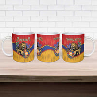 Personalized Armenia Ceramic Mug Lion As National Symbol - Wonder Print Shop