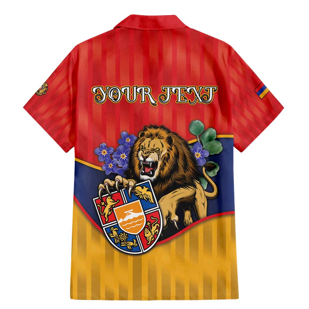 Personalized Armenia Family Matching Mermaid Dress and Hawaiian Shirt Lion As National Symbol - Wonder Print Shop