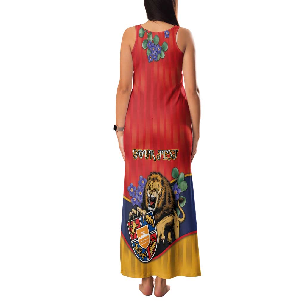 Personalized Armenia Family Matching Tank Maxi Dress and Hawaiian Shirt Lion As National Symbol - Wonder Print Shop