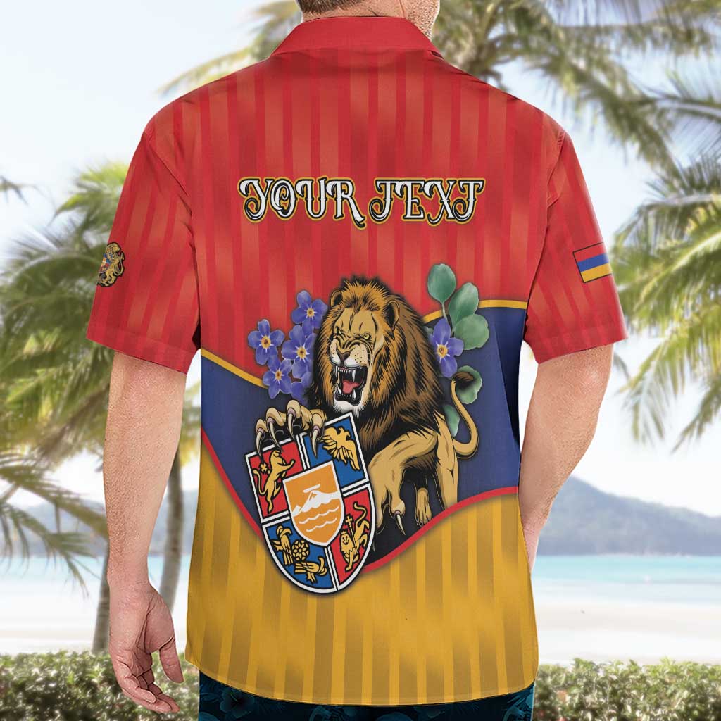 Personalized Armenia Hawaiian Shirt Lion As National Symbol - Wonder Print Shop