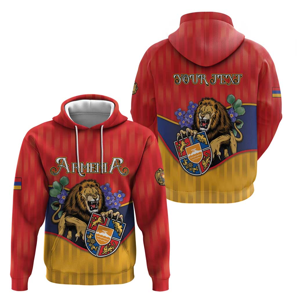 Personalized Armenia Hoodie Lion As National Symbol - Wonder Print Shop