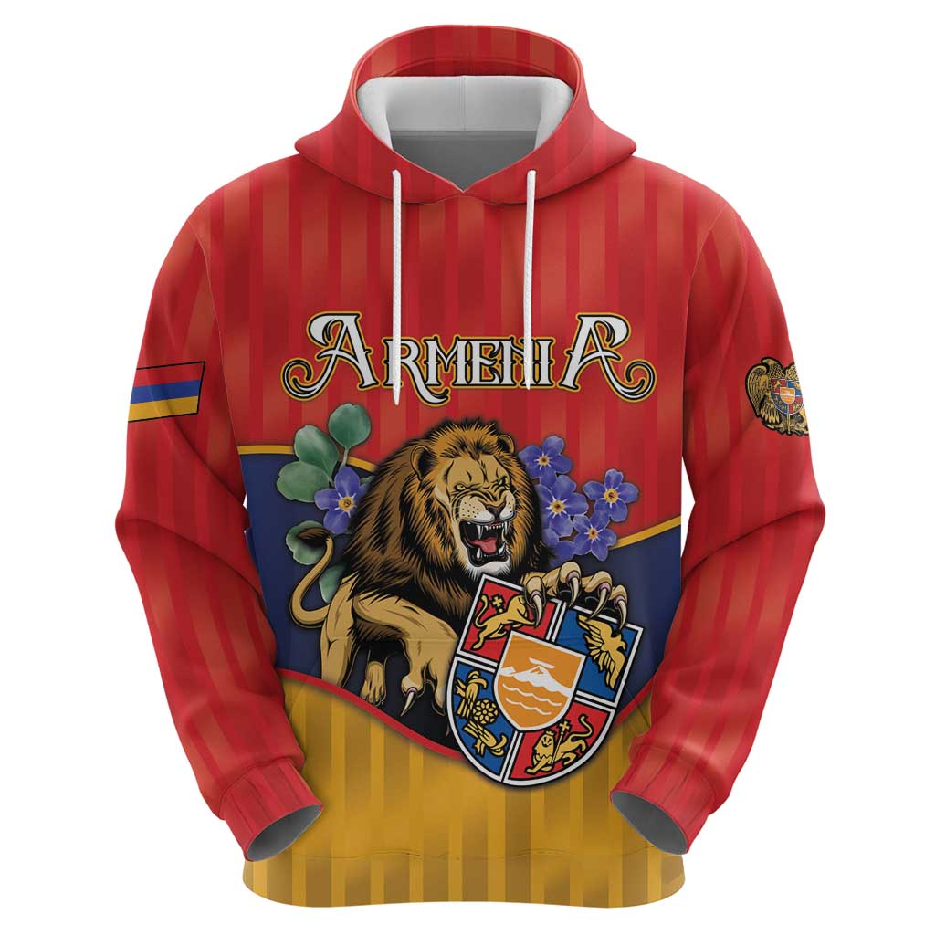Personalized Armenia Hoodie Lion As National Symbol - Wonder Print Shop