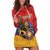 Personalized Armenia Hoodie Dress Lion As National Symbol - Wonder Print Shop