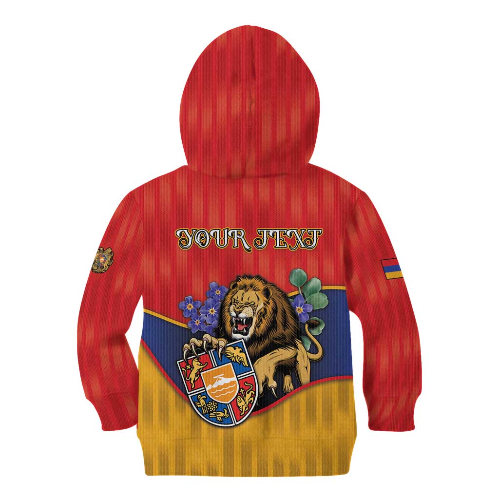 Personalized Armenia Kid Hoodie Lion As National Symbol - Wonder Print Shop