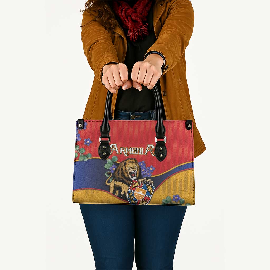 Armenia Leather Bag Lion As National Symbol - Wonder Print Shop