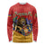 Personalized Armenia Long Sleeve Shirt Lion As National Symbol - Wonder Print Shop