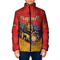 Personalized Armenia Padded Jacket Lion As National Symbol - Wonder Print Shop