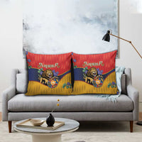 Armenia Pillow Cover Lion As National Symbol - Wonder Print Shop