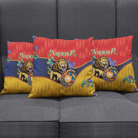 Armenia Pillow Cover Lion As National Symbol - Wonder Print Shop