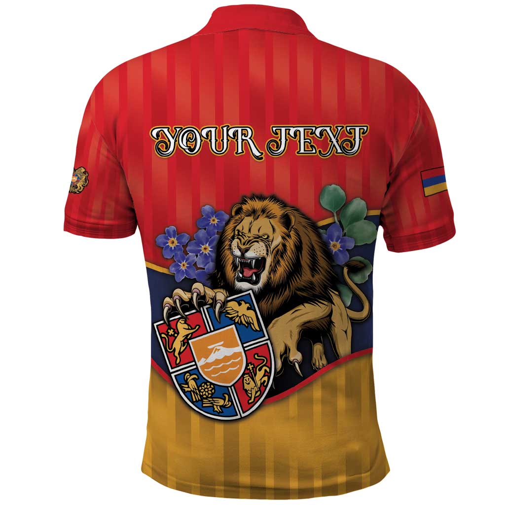 Personalized Armenia Polo Shirt Lion As National Symbol - Wonder Print Shop