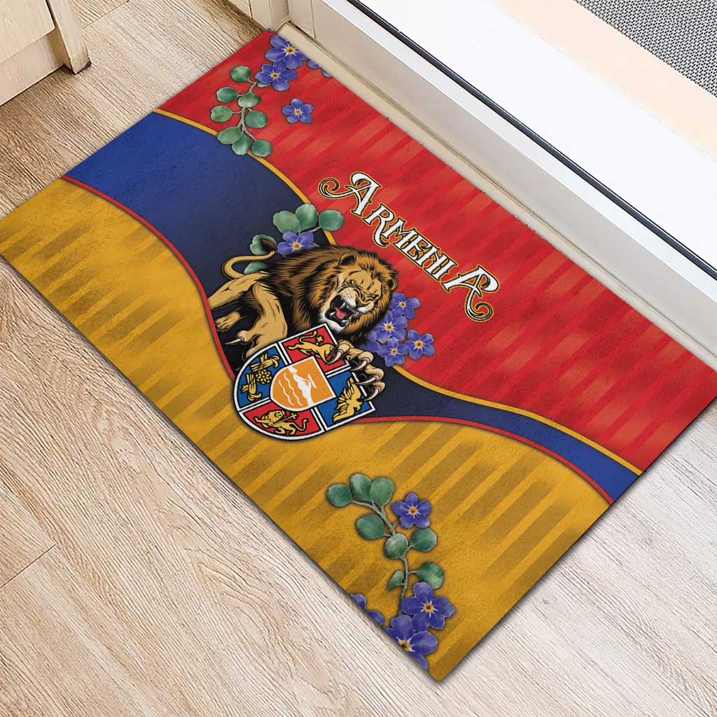 Armenia Rubber Doormat Lion As National Symbol - Wonder Print Shop