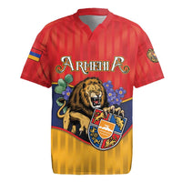 Personalized Armenia Rugby Jersey Lion As National Symbol - Wonder Print Shop