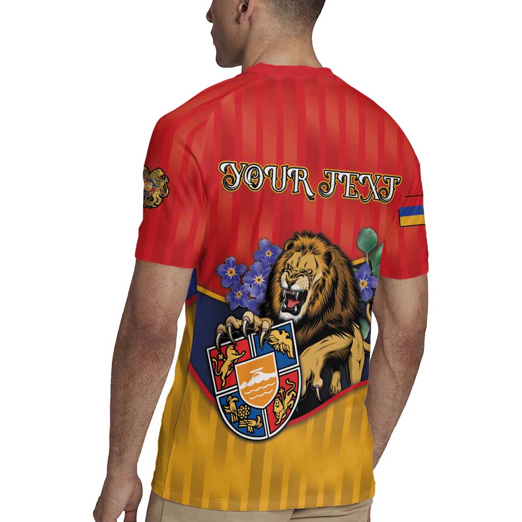 Personalized Armenia Rugby Jersey Lion As National Symbol - Wonder Print Shop