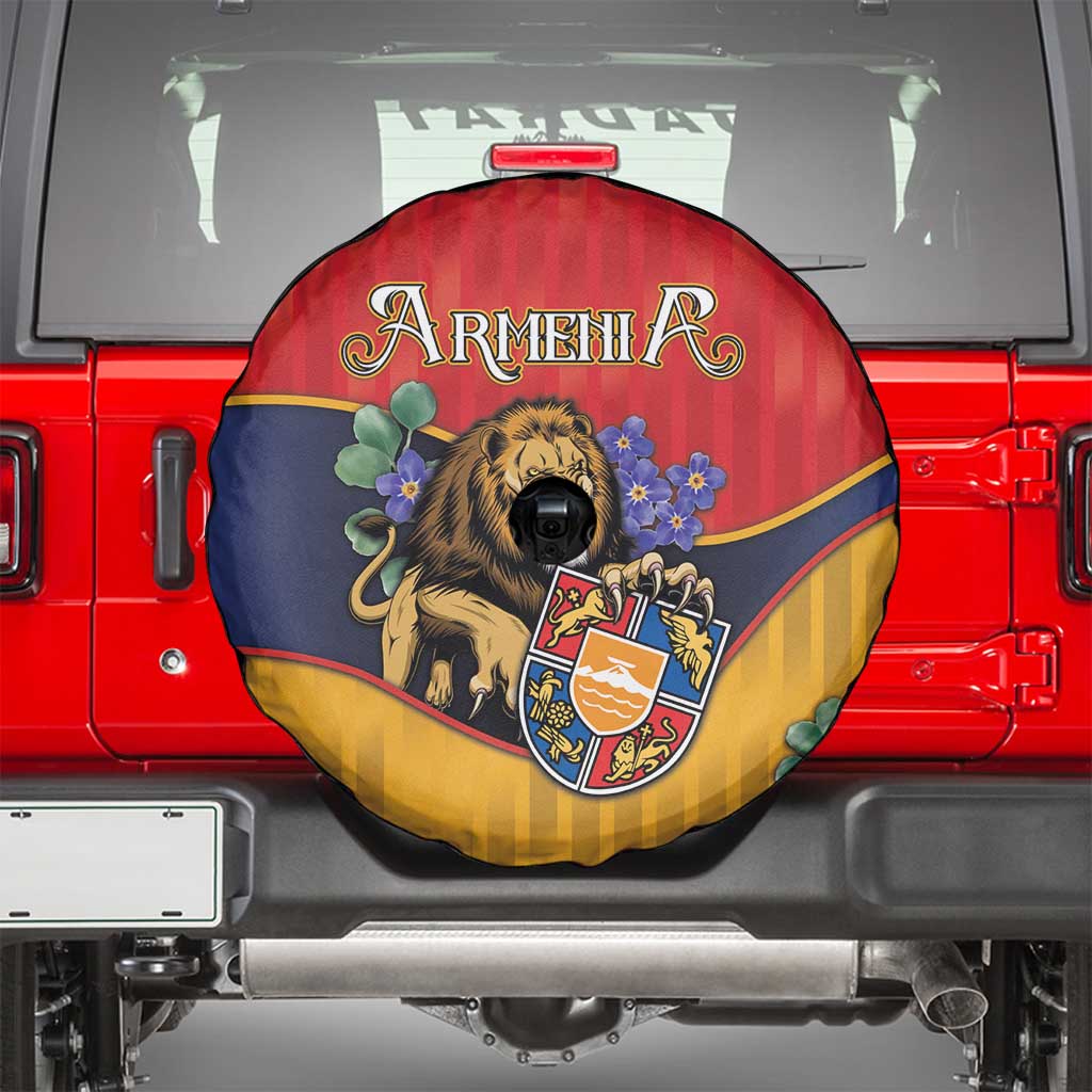 Armenia Spare Tire Cover Lion As National Symbol - Wonder Print Shop