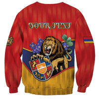 Personalized Armenia Sweatshirt Lion As National Symbol - Wonder Print Shop