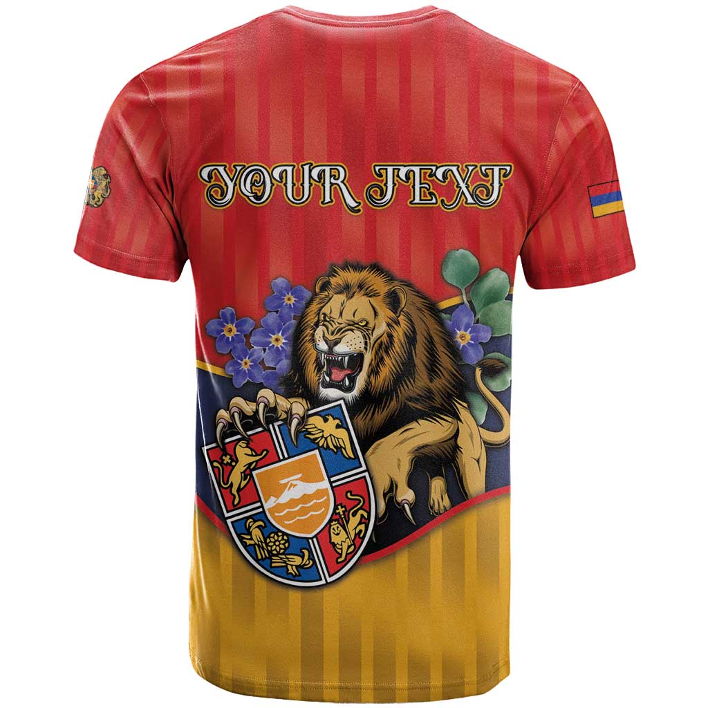 Personalized Armenia T Shirt Lion As National Symbol - Wonder Print Shop