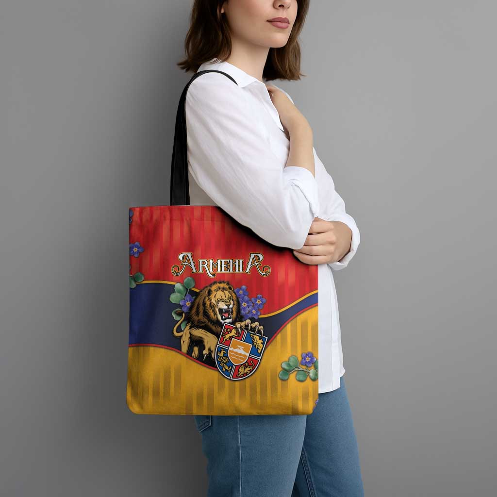 Armenia Tote Bag Lion As National Symbol - Wonder Print Shop