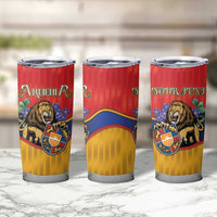 Personalized Armenia Tumbler Cup Lion As National Symbol - Wonder Print Shop