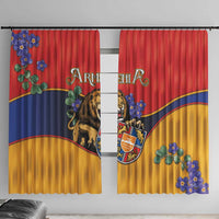 Armenia Window Curtain Lion As National Symbol - Wonder Print Shop