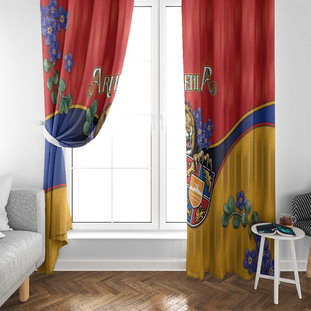 Armenia Window Curtain Lion As National Symbol - Wonder Print Shop