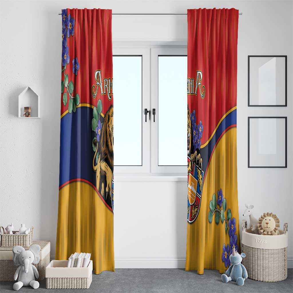 Armenia Window Curtain Lion As National Symbol - Wonder Print Shop