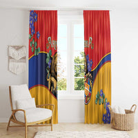 Armenia Window Curtain Lion As National Symbol - Wonder Print Shop