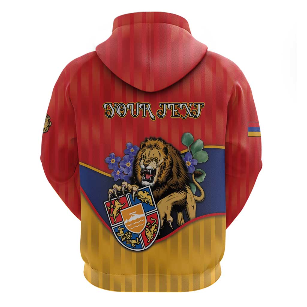 Personalized Armenia Zip Hoodie Lion As National Symbol - Wonder Print Shop